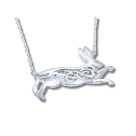 Celtic Leaping Hare necklet