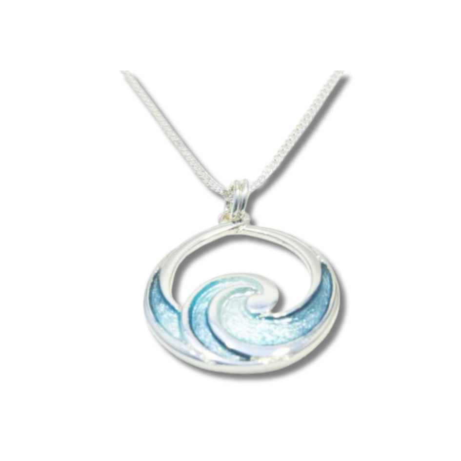 Sheila Fleet Bespoke Pendant- Lindisfarne Ocean Green