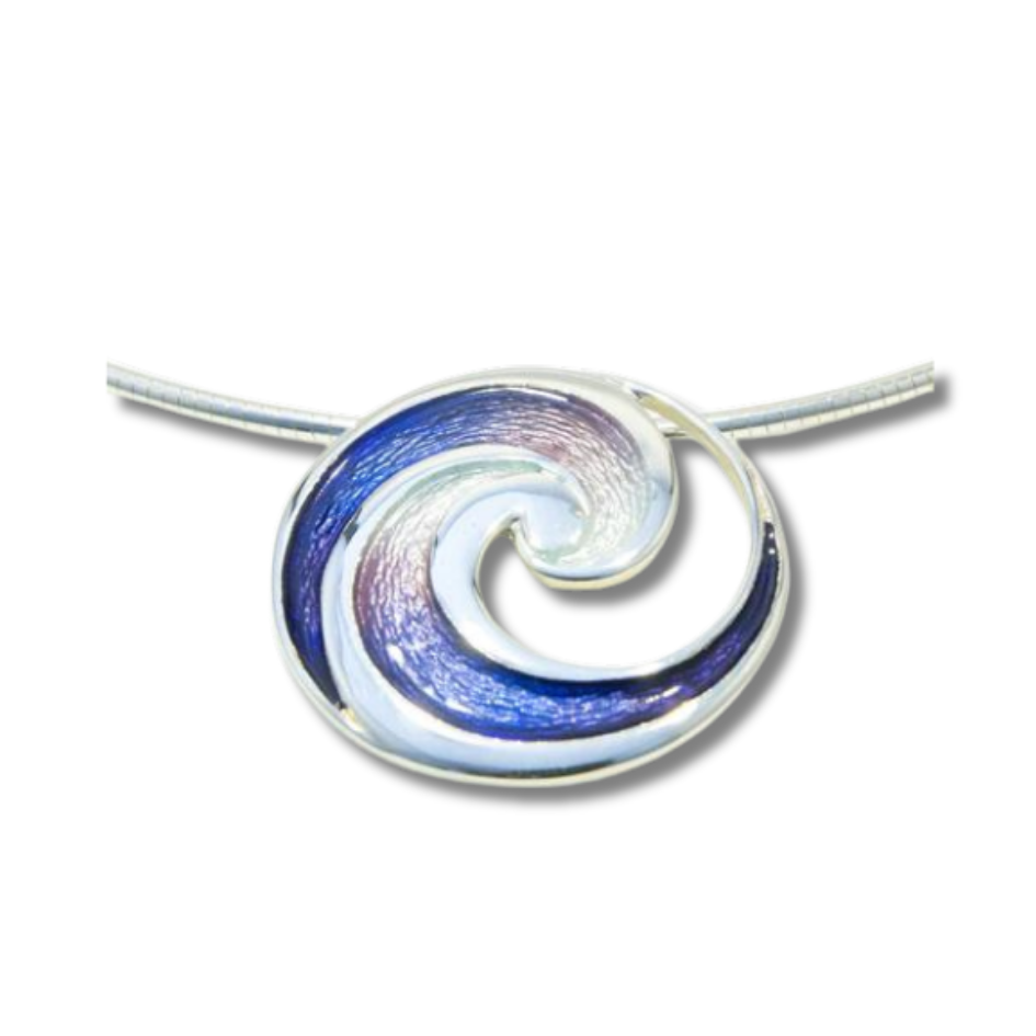 Sheila Fleet Pentland Bespoke Necklet- Lindisfarne Night Sky
