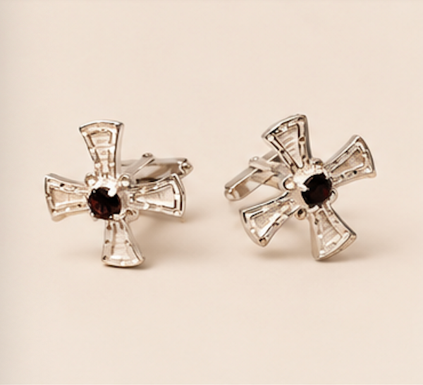 St Cuthberts Cross Holy Island - Cufflinks