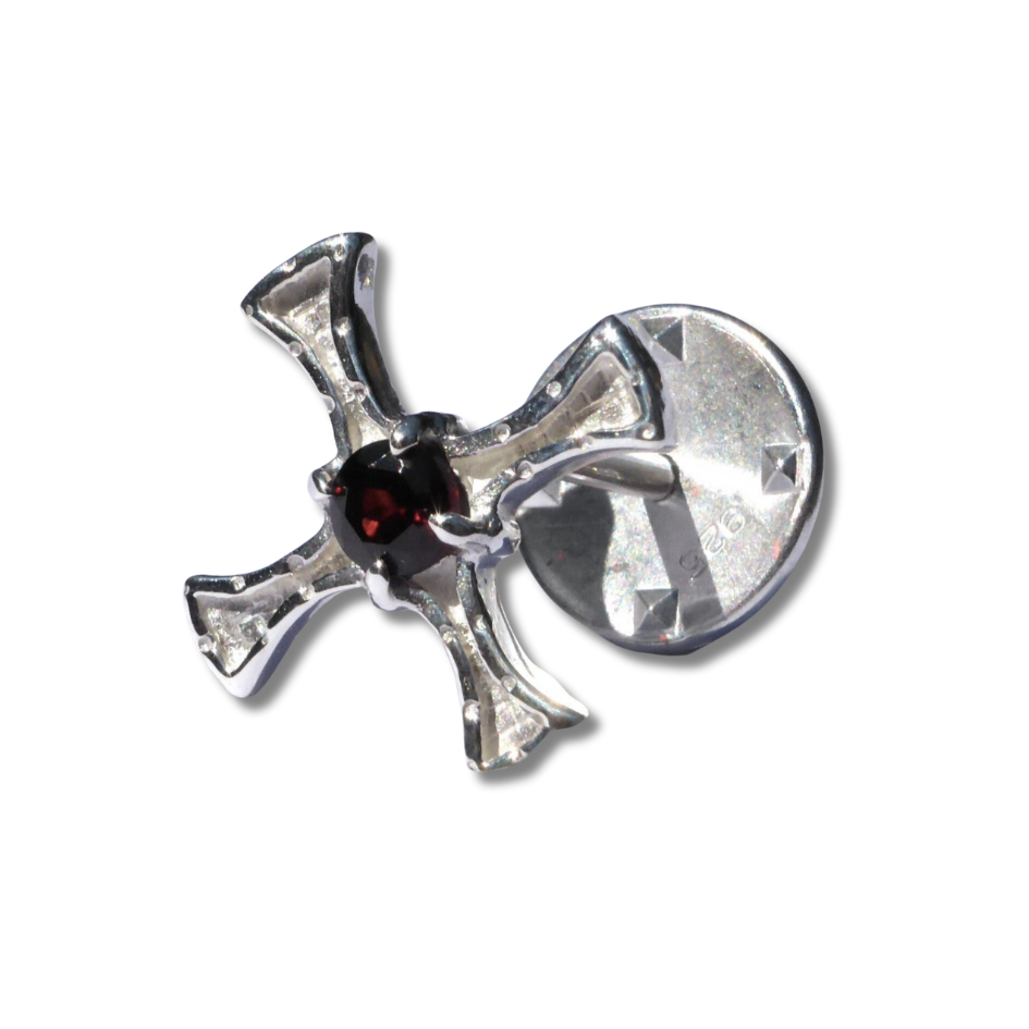 St Cuthberts Cross Holy Island  - Lapel Pin