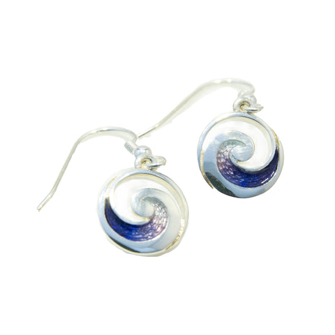 Sheila Fleet Pentland Bespoke Earrings- Lindisfarne Night Sky