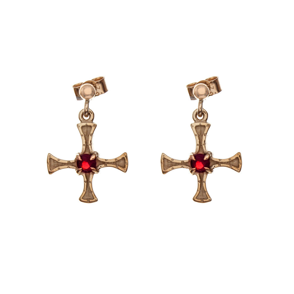 St Cuthberts cross Holy island - Earrings