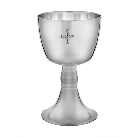St Cuthberts Cross Holy Island  - Pewter Chalice