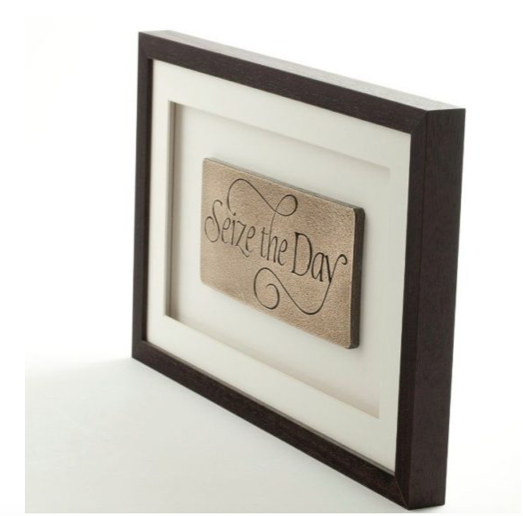 Resin Wall hanging - Seize The Day