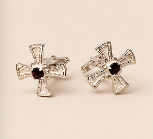 St Cuthberts Cross Holy Island - Cufflinks