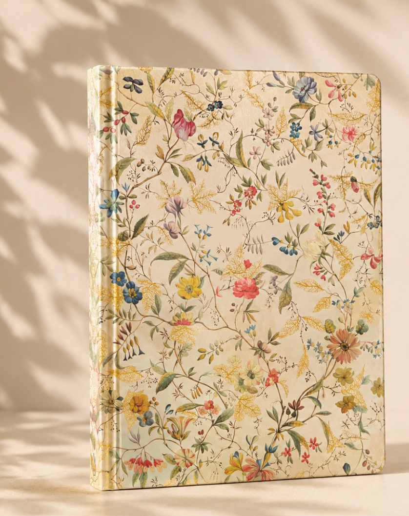 Floral Lined Journal
