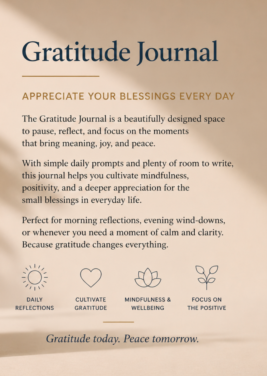 Floral Lined Journal
