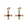 St Cuthberts cross Holy island  - Earrings