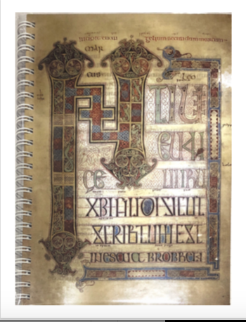 Lindisfarne Gospels Note book